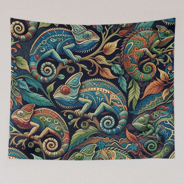Item preview, Chameleons of the Enchanted Forest designed and sold by 0penvimark.