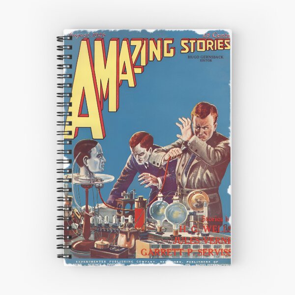 Item preview, Amazing Stories Cover Page August 1926 designed and sold by Sandpiperarts.