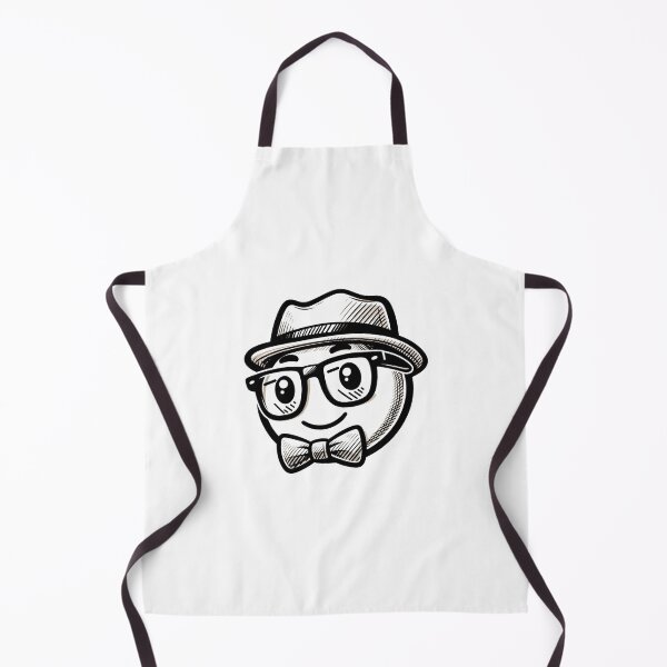 Item preview, Dapper Smiley Face with Hat and Glasses designed and sold by Mohamed Abd El Salaam.