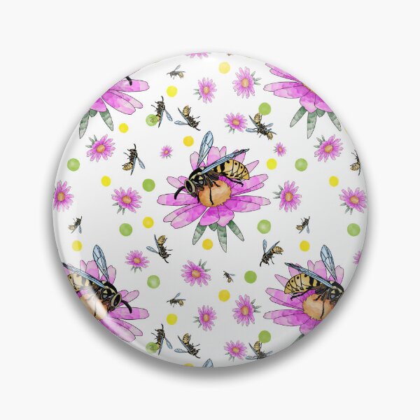 Item preview, spring theme, floral pattern, wasp, flower, cute, attractive, pretty designed and sold by Tetiana Pohurska.