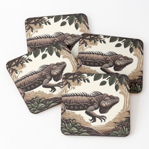 Item preview, Exquisite Wooden Iguana  designed and sold by Aqmean.