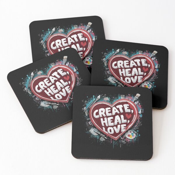 Item preview, Mental Health Matters Create Heal Love Groovy Art Therapy Mom designed and sold by STREET  STORE.