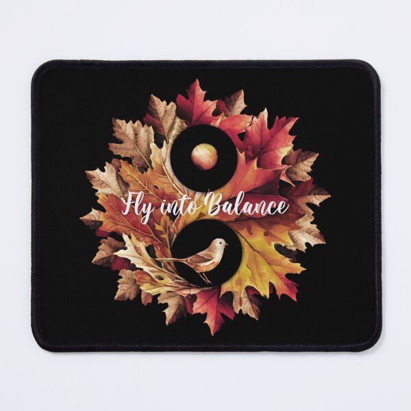 Item preview, Fly into Balance: Scarlet Leaves, Ancient Symbol, Timeless Flight designed and sold by SplashTastic.