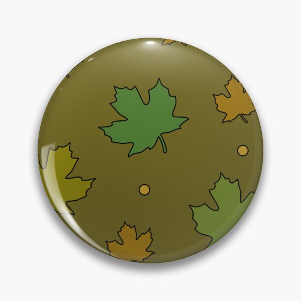 Item preview, Colorful maple leaves. Shades of dark green and brown on dark background. designed and sold by My-fake-places.