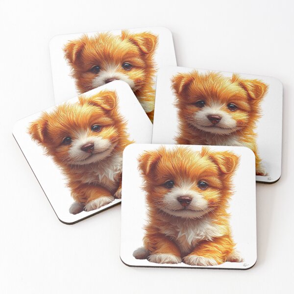 Aperçu de l'œuvre Adorable chiot Golden Retriever au design mignon créée et vendue par arindacreative.