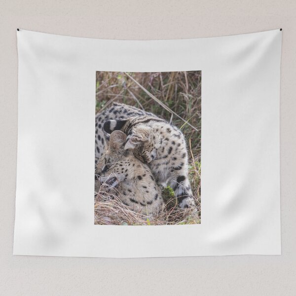 Item preview, Serval with baby designed and sold by Ingo Gerlach.