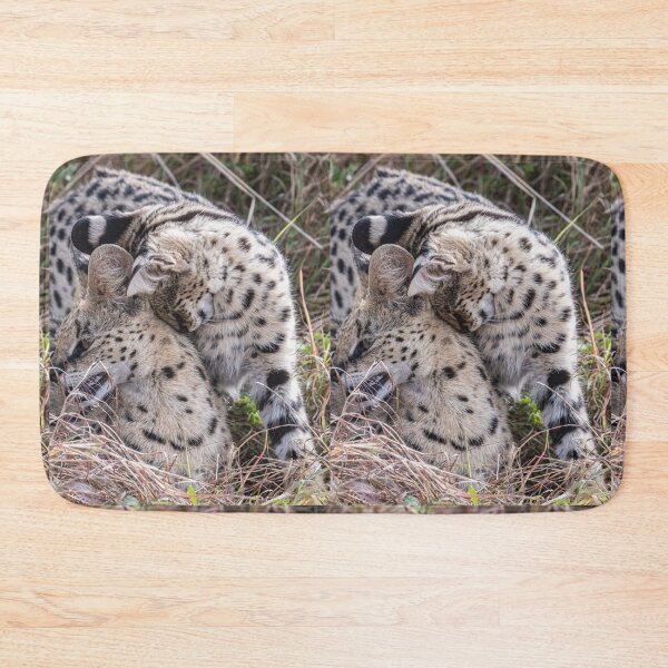 Item preview, Serval with baby designed and sold by Ingo Gerlach.