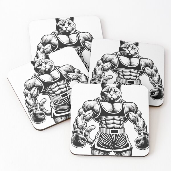 Item preview, Muscle Cat Champion designed and sold by Paper Drip.