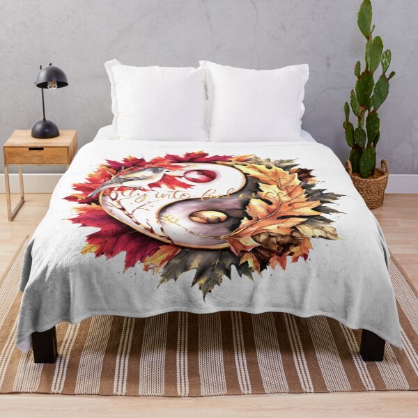 Item preview, Fly into Balance: Crimson Harmony in Autumnal Flight designed and sold by SplashTastic.