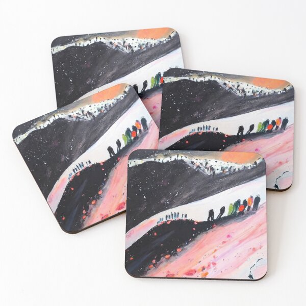 Item preview, Vibrant hues sunrise snowy mountain designed and sold by trendero.