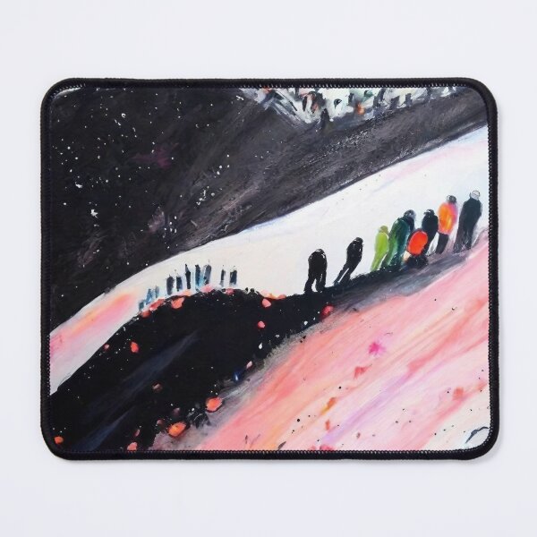 Item preview, Vibrant hues sunrise snowy mountain designed and sold by trendero.