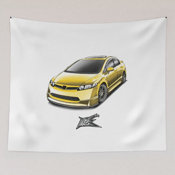 Item preview, civic si eight gen fa5 yellow  designed and sold by NaquashM.