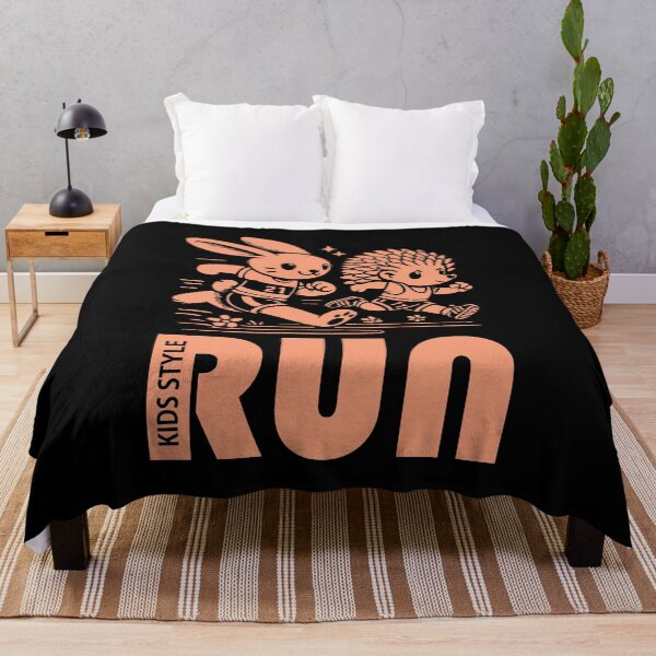 Item preview, Adventurous Bunny and Hedgehog Racing to the Finish in Light Salmon designed and sold by Soulemotion.