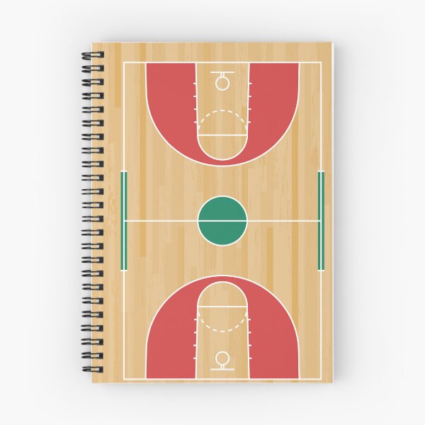 Item preview, Basketball court floor with line pattern on wood background designed and sold by StudioLiteDaLu.