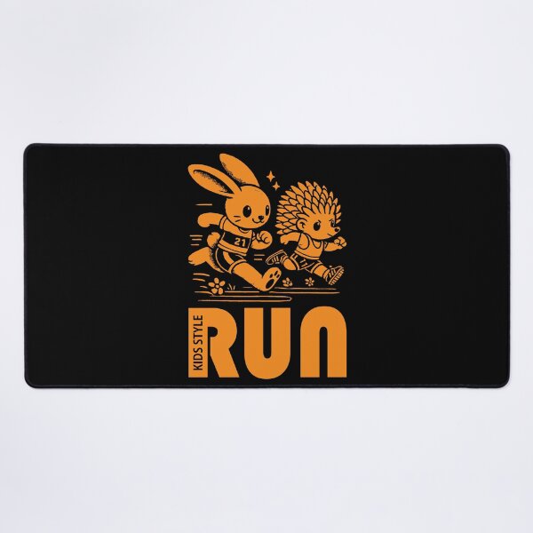 Item preview, Energetic Bunny and Hedgehog Speeding in Dark Orange designed and sold by Soulemotion.