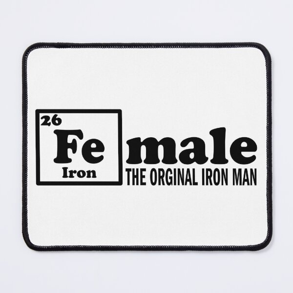 Item preview, FE Male Female Periodic Table Iron - Funny Science designed and sold by ScienceCorner.