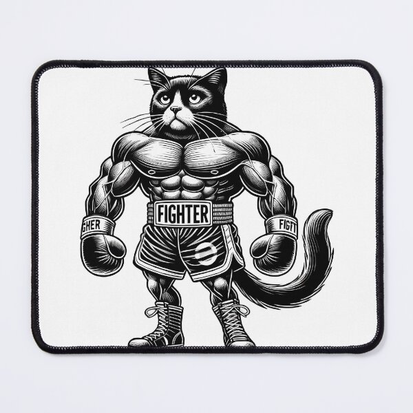 Item preview, Feline Fighter designed and sold by Paper Drip.
