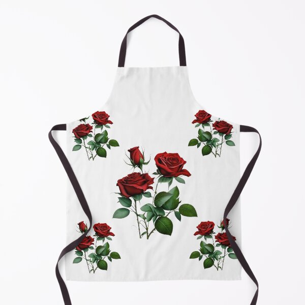 Item preview, Elegant Red Roses Floral Illustration designed and sold by HappyHavenStu.