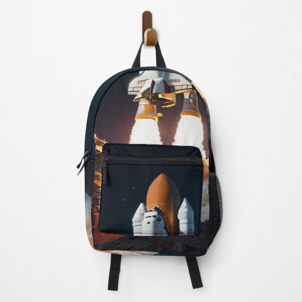 Item preview, 1980s Space Shuttle with Retro Neon Flying Through Asteroids designed and sold by PrintPulse-9.