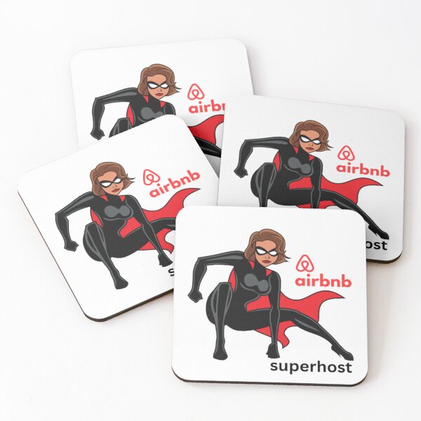 Item preview, Airbnb Super Host Five Stars Home Rental Reservation Animation Super Hero designed and sold by DaniVi.