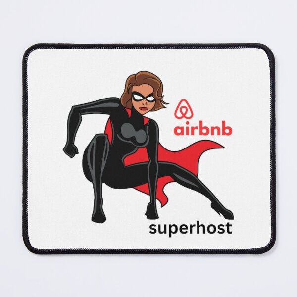 Item preview, Airbnb Super Host Five Stars Home Rental Reservation Animation Super Hero designed and sold by DaniVi.