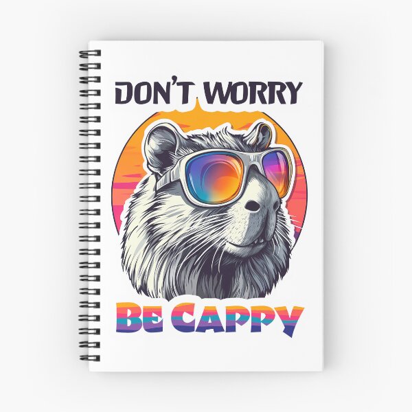 Item preview, Capybara Dont Worry Be Capy Funny print for you designed and sold by Halina-il.