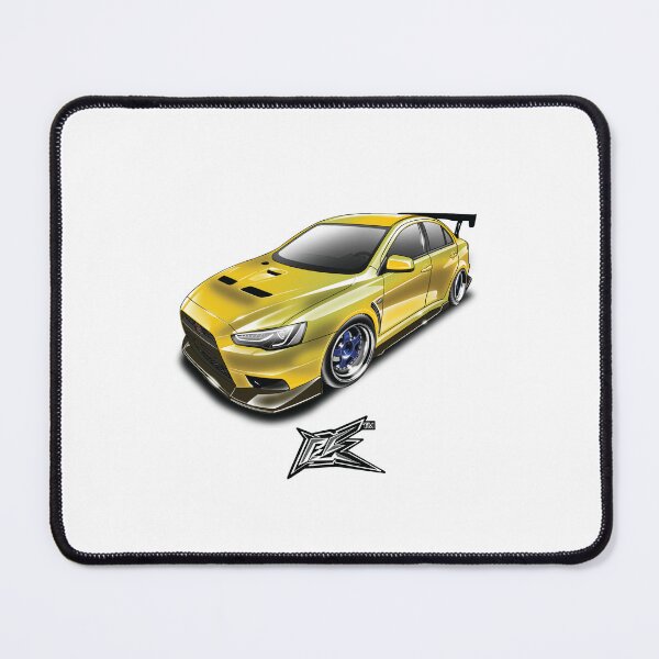 Item preview, mitsubishi lancer evolution X yellow designed and sold by NaquashM.