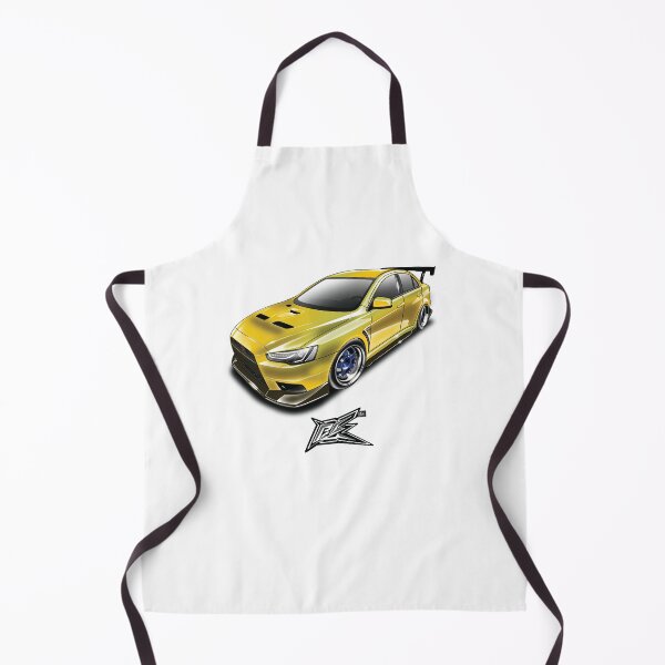 Item preview, mitsubishi lancer evolution X yellow  designed and sold by NaquashM.