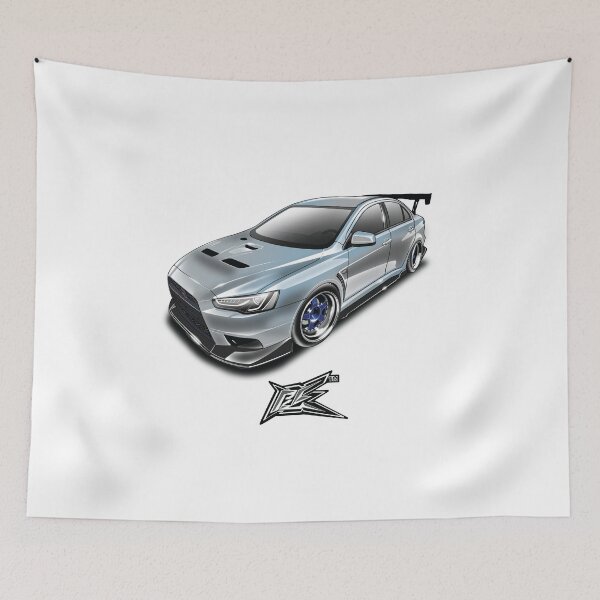 Item preview, mitsubishi lancer evolutionX colorshift white  designed and sold by NaquashM.