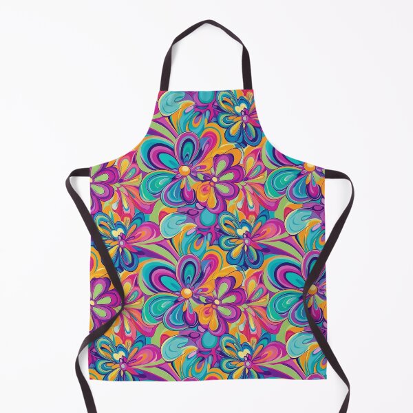 Item preview, Psychedelic Florals - Retro Vibes designed and sold by Retro-District.