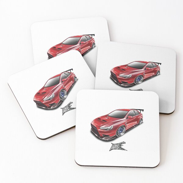 Item preview, mitsubishi lancer evolution X red  designed and sold by NaquashM.