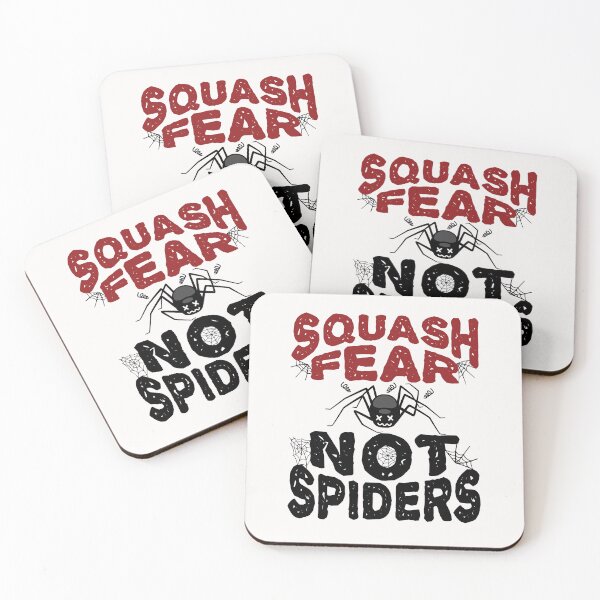 Item preview, Squash Fear Not Spiders Spider Lover Arachnology designed and sold by jaygo.