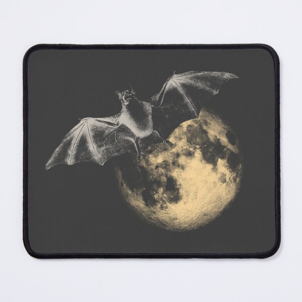 Item preview, A Bat and Full Moon at Halloween Night designed and sold by FreiherrPK.