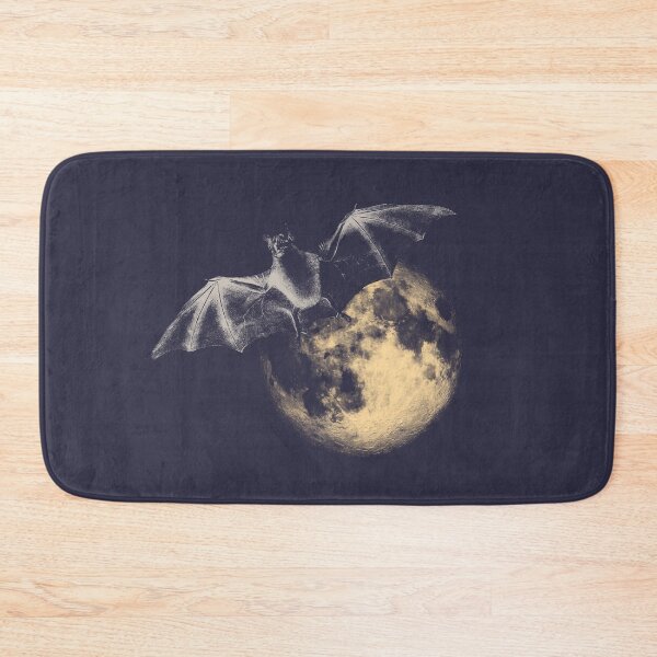 Item preview, A Bat and Full Moon at Halloween Night designed and sold by FreiherrPK.