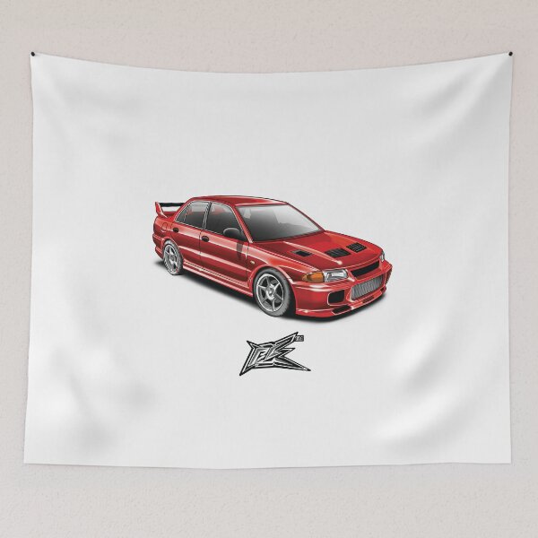 Item preview, mitsubishi lancer evolution3 red  designed and sold by NaquashM.