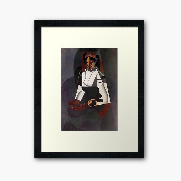 Aperçu de l'œuvre oeuvre d'art de juan gris, artiste juan gris, peintures de juan gris, collage juan gris, art cubiste de juan gris, estampes de juan gris créée et vendue par rosa-reid.