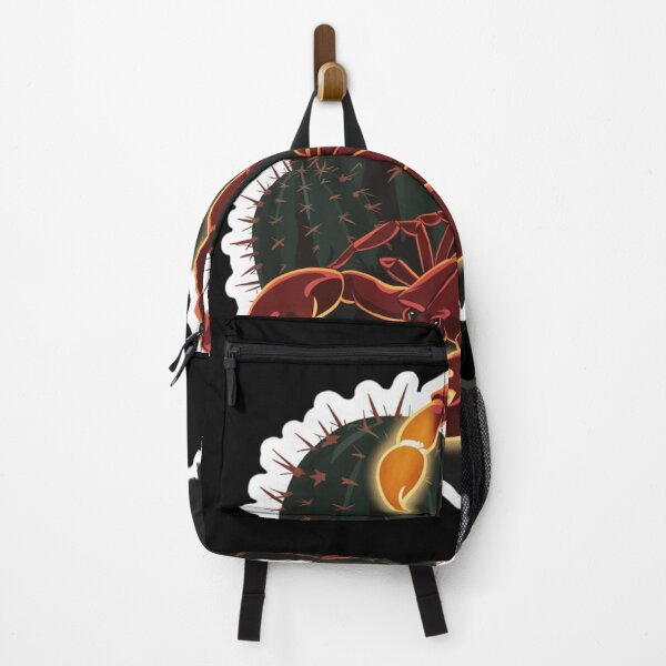 Item preview, A vibrant scorpion rests among prickly cacti in a desert landscape at sunset, showcasing its striking features and natural habitat designed and sold by Reichcorp.
