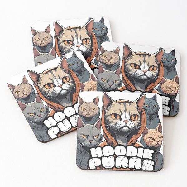 Item preview, Cat Republic Hoddie Purrs designed and sold by CatRepublicShop.