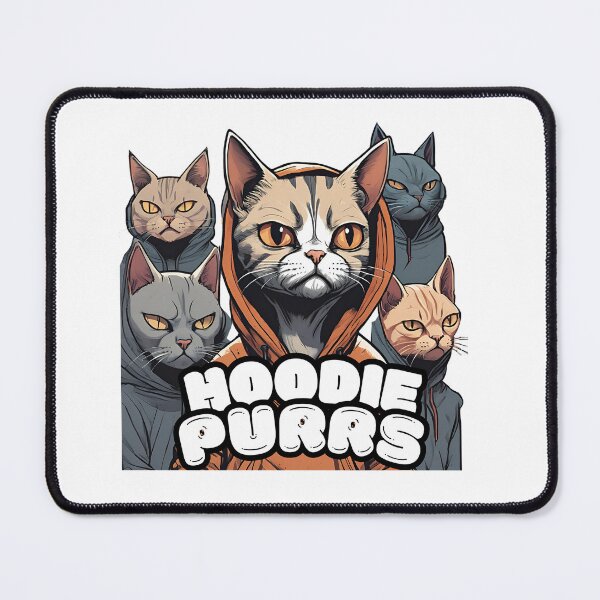 Item preview, Cat Republic Hoddie Purrs designed and sold by CatRepublicShop.