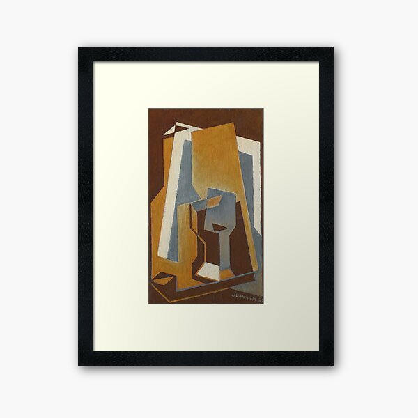 Aperçu de l'œuvre oeuvre d'art de juan gris, artiste juan gris, peintures de juan gris, collage juan gris, art cubiste de juan gris, estampes de juan gris créée et vendue par rosa-reid.