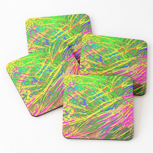 Item preview, chaotic lines  neon colors  designed and sold by trendero.