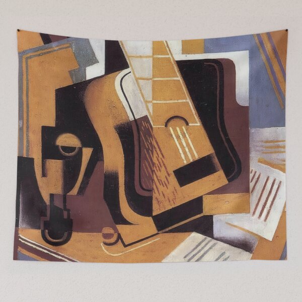 Item preview, juan gris artwork, artist juan gris, juan gris paintings, collage juan gris, juan gris cubism art, juan gris prints designed and sold by rosa-reid.