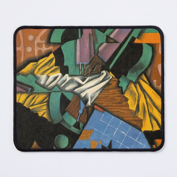Item preview, juan gris artwork, artist juan gris, juan gris paintings, collage juan gris, juan gris cubism art, juan gris prints designed and sold by rosa-reid.