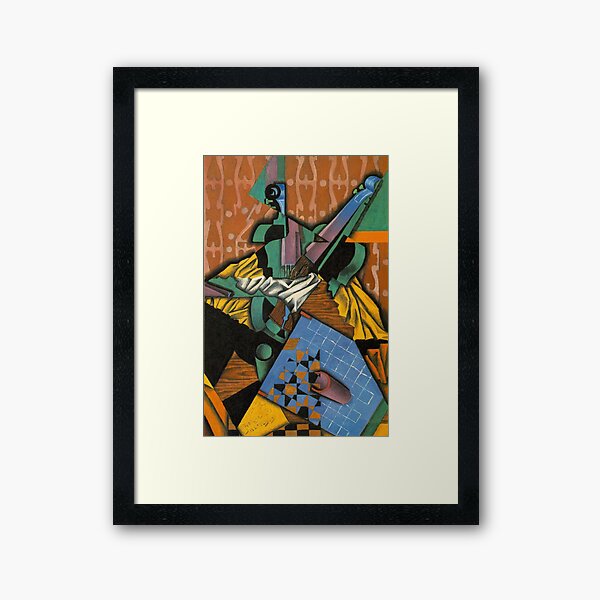 Aperçu de l'œuvre oeuvre d'art de juan gris, artiste juan gris, peintures de juan gris, collage juan gris, art cubiste de juan gris, estampes de juan gris créée et vendue par rosa-reid.