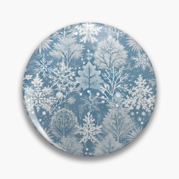 Item preview, Beautiful Bright Winter Pattern Trees Snowflakes Houses designed and sold by popanato.