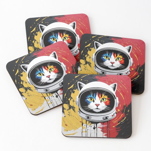 Item preview, Cat slave - Cat wearing a space suit designed and sold by mamacub.
