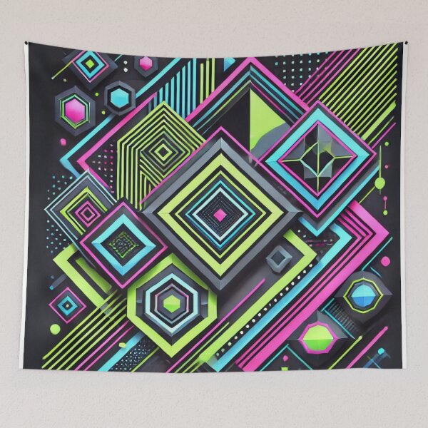 Item preview, Neon Geometry designed and sold by TeslaSt0re.