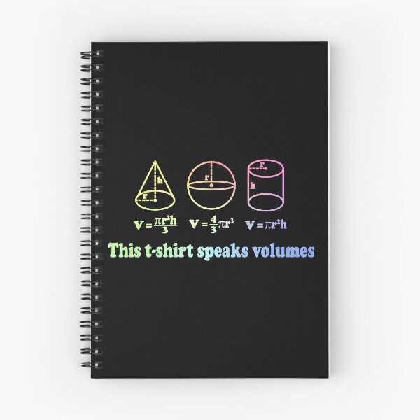 Item preview, This T-Shirt Speaks Volumes - Funny Math designed and sold by ScienceCorner.