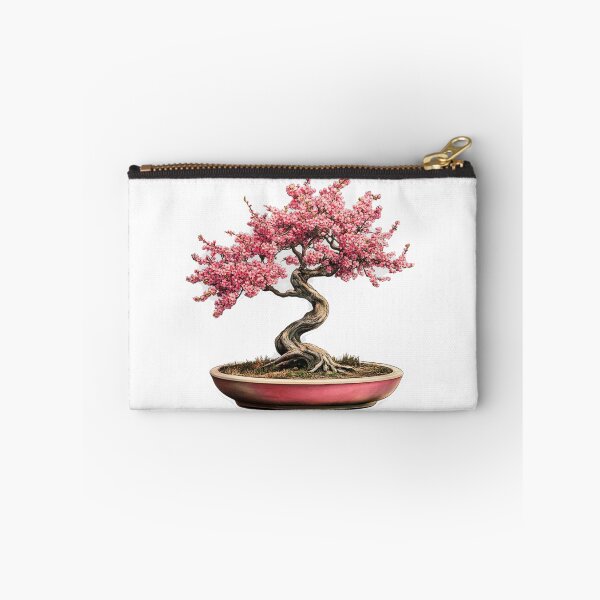 Item preview, Bonsai lover pink tree in the pot sticker designed and sold by SmileshareShop.
