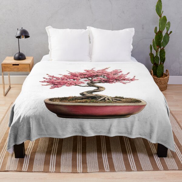 Item preview, Bonsai lover pink tree in the pot sticker designed and sold by SmileshareShop.